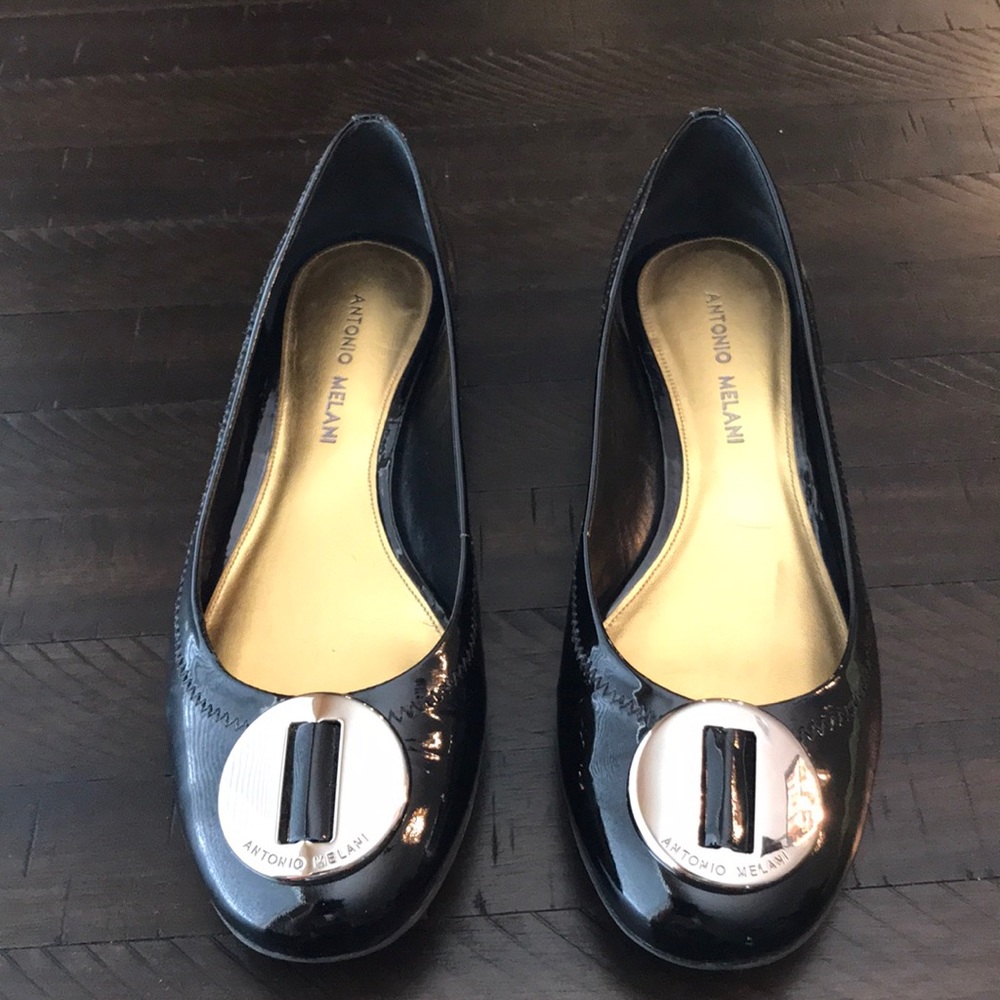 Antonio Melanie Black Flats